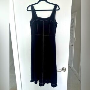 Midi Navy Maxi Dress Ann Taylor Loft size 10